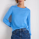 Fleurine Scallop Jumper - Coastal Blue