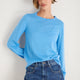 Fleurine Scallop Jumper - Coastal Blue
