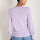Fleurine Scallop Jumper - Cool Iris