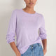 Fleurine Scallop Jumper - Cool Iris