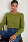 Fleurine Scallop Jumper - Deep Olive