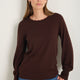 Fleurine Scallop Jumper - Espresso
