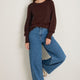 Fleurine Scallop Jumper - Espresso