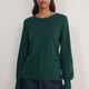 Fleurine Scallop Jumper - Forest Green