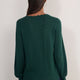 Fleurine Scallop Jumper - Forest Green