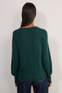 Fleurine Scallop Jumper - Forest Green