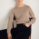 Fleurine Scallop Jumper - Oat Sparkle