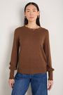 Fleurine Scallop Jumper - Warm Cocoa