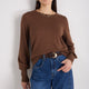 Fleurine Scallop Jumper - Warm Cocoa