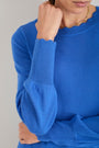 Fleurine Scallop Jumper - Cobalt Blue