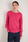 Fleurine Scallop Jumper - Raspberry Pink