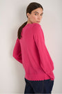 Fleurine Scallop Jumper - Raspberry Pink
