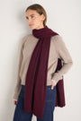 Fleurine Scarf - Deep Fig
