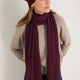 Fleurine Scarf - Deep Fig