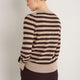 Flora Jumper - Oat/Cocoa Sparkle Stripe