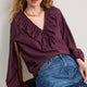 Florence Blouse - Aubergine
