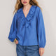 Florence Blouse - Soft Cobalt