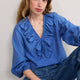 Florence Blouse - Soft Cobalt