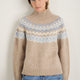 Florence Fairisle Jumper - Oat