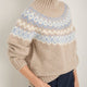 Florence Fairisle Jumper - Oat