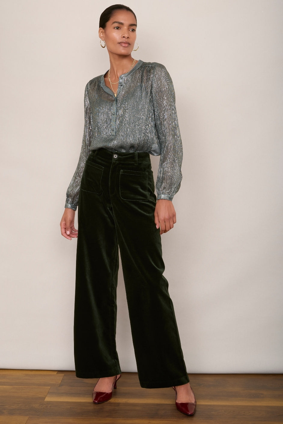 LE’RURE Flourish wide pants dress LE'RURE（リルアー）の「Flourish wide pants dress（パンツドレス