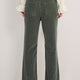 Flossie Carpenter Flare Cord Trouser - Olive