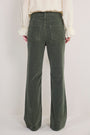 Flossie Carpenter Flare Cord Trouser - Olive