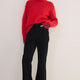 Flossie Carpenter Flare Cord Trouser - Black