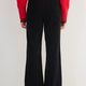 Flossie Carpenter Flare Cord Trouser - Black