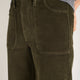 Flossie Carpenter Flare Cord Trouser - Dark Olive