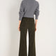 Flossie Carpenter Flare Cord Trouser - Dark Olive