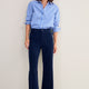 Flossie Carpenter Flare Cord Trouser - Midnight