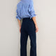 Flossie Carpenter Flare Cord Trouser - Midnight
