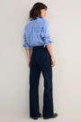 Flossie Carpenter Flare Cord Trouser - Midnight