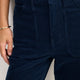 Flossie Carpenter Flare Cord Trouser - Midnight