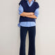 Flossie Carpenter Flare Cord Trouser - Midnight
