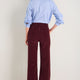 Flossie Carpenter Flare Cord Trouser - Raisin