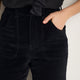 Flossie Cotton Velvet Trouser - Black