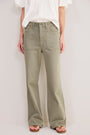 Flossie Flare Jean - Soft Khaki
