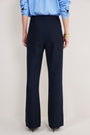Flossie Wool Blend Trouser - Midnight