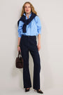 Flossie Wool Blend Trouser - Midnight