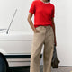 Lilian Patch Pocket Chino - Sand