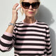 Cath x WYSE Brigitte Jumper - Brown/Pink Stripe