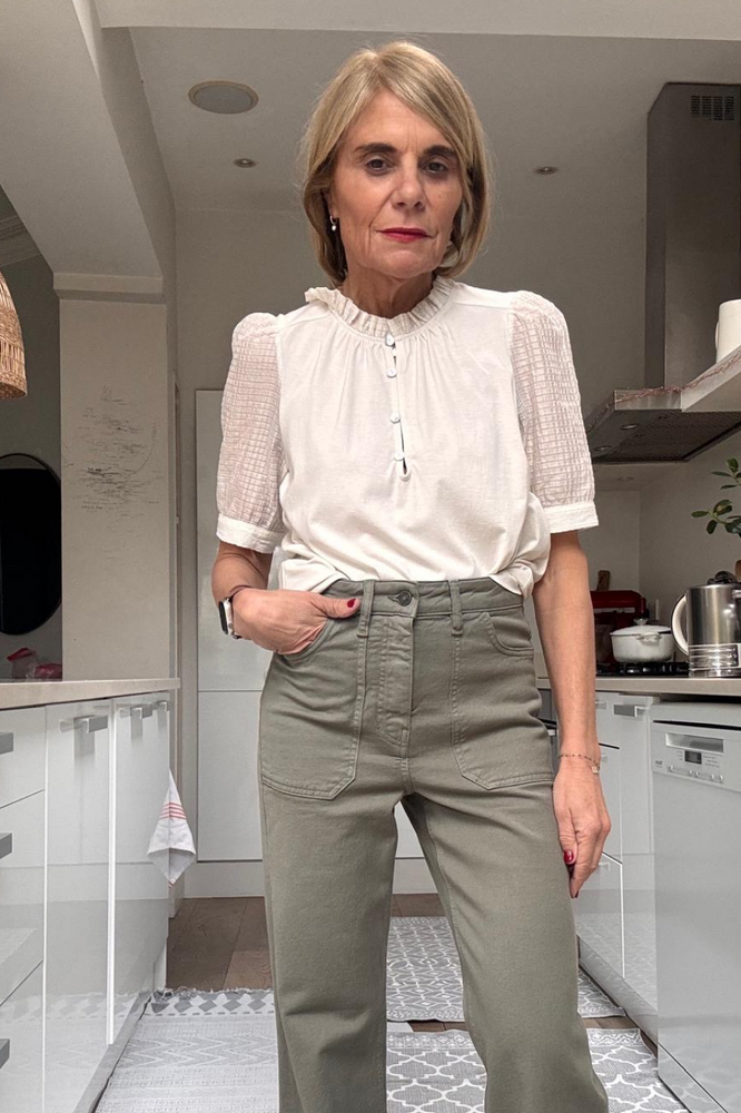 Charlise Short Sleeve Top - Ivory