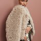 Cameron Shaggy Faux Fur Jacket - Oyster