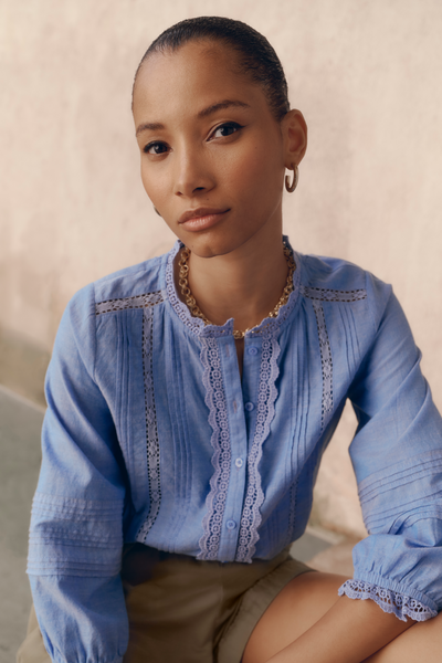 Isla Blouse - Chambray – WYSE London