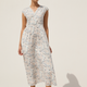 Maddison Dress - Ivory Paisley