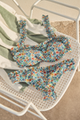 Cassis Bikini Top - Multi Meadow Garden