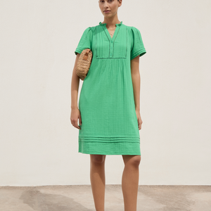 Otti Short Dress - Jade Green