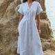 Angelina Dress - Blue/White Stripe